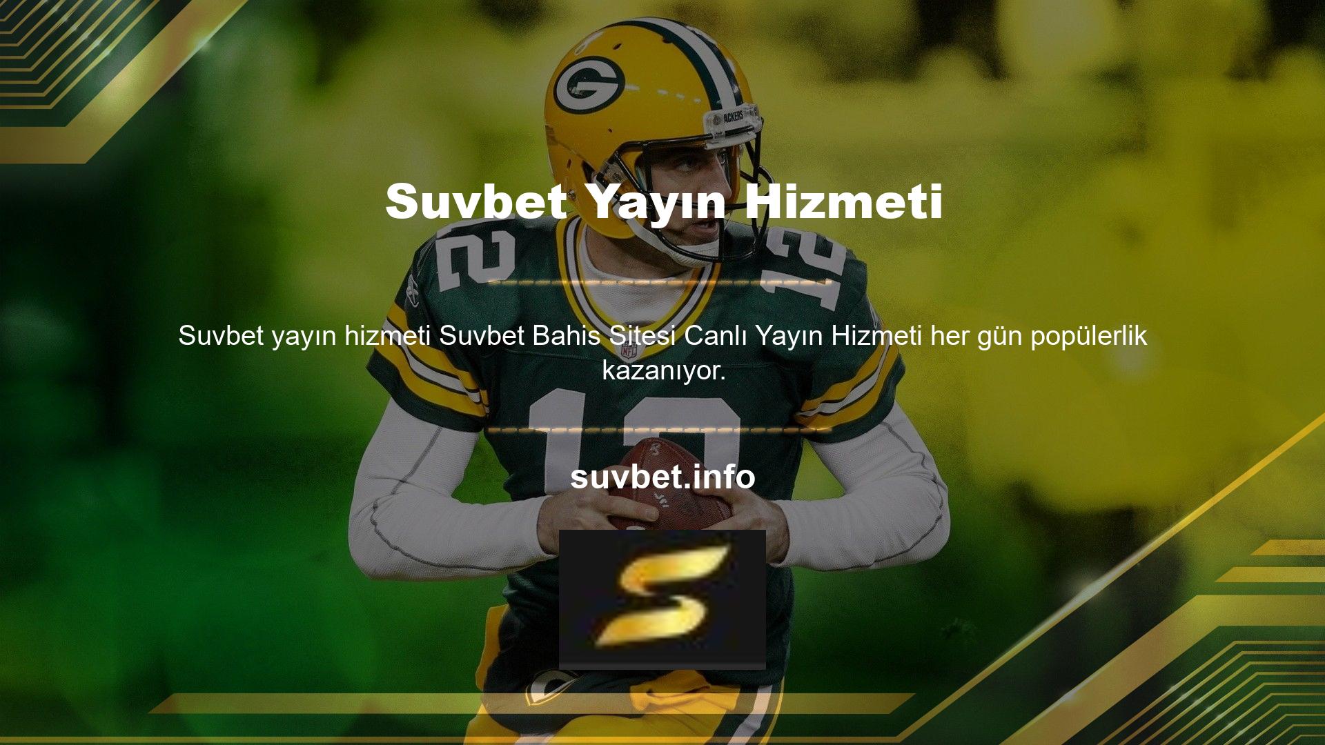 Bunun ana nedeni, yayın hizmetinin mükemmel kalitesidir